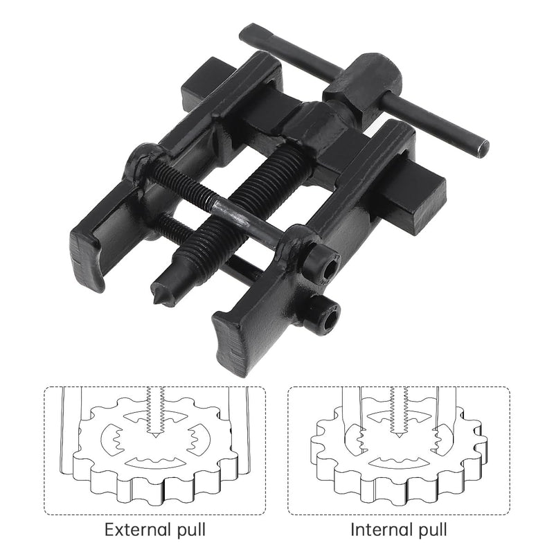 OriGlam Adjustable Two Jaw Bearing Gear Puller Remover Tool, 2 Inch Carbon Steel Pump Removing Kit for Motorcycle (2 Inch)
