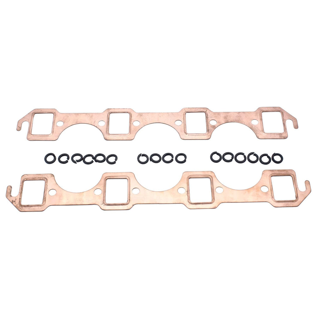 2 pcs/set SHLPDFM Exhaust Manifold Gasket Copper Exhaust Header Gaskets Fits for Small Block Ford SBF 289 302 351W