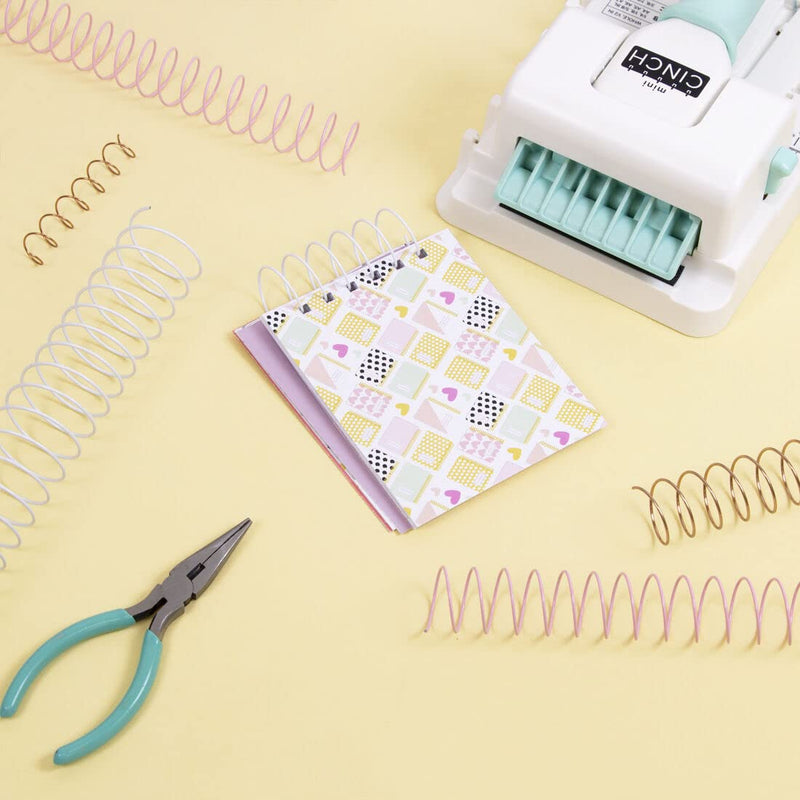 Craftelier - Kit of 2 Spirals for Binding Albums, Notebooks or Agendas | Ideal for Scrapbooking and Craft Projects | Ø 1.27 cm (0.5") | Length 30.5 cm (12") - White Color 0.5"