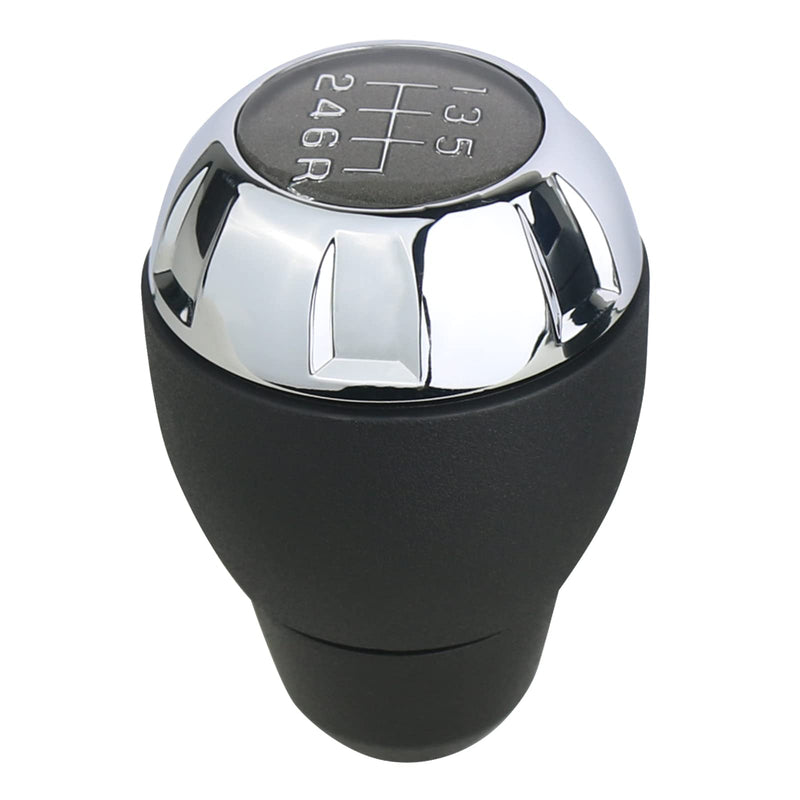 APPERFiT Shift Shifter Knob for Manual Transmission Chrome 68085312AB Compatible with Jeep Wrangler JK 2011 2012 2013 2014 2015 2016 2017 2018 Gear Shifter 2011-2017 Shift Knob
