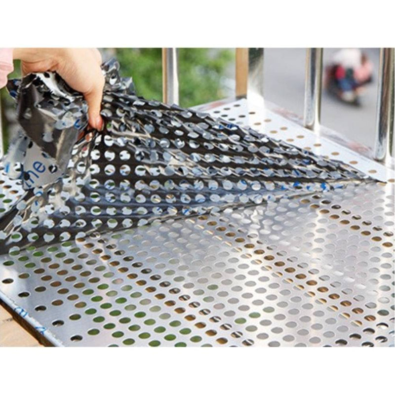 Bilaida Stainless Steel Perforated Sheet (SUS304), 0.01" (30 Gauge) Thickness, 24" Width, 39" Length, 0.3'' Aperture, 0.4'' Hole Pitch (24" Width, 1)