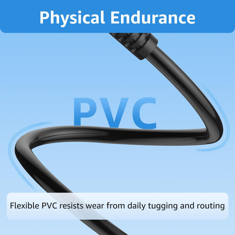 2.3ft 18AWG Parallel USB to Triple DC 5.5x2.1mm Splitter Cable | For powering three DC devices from a single USB port, mini routers, small desk fans, LED strip lights, compatible electronics Black USB to DC 1 to 3