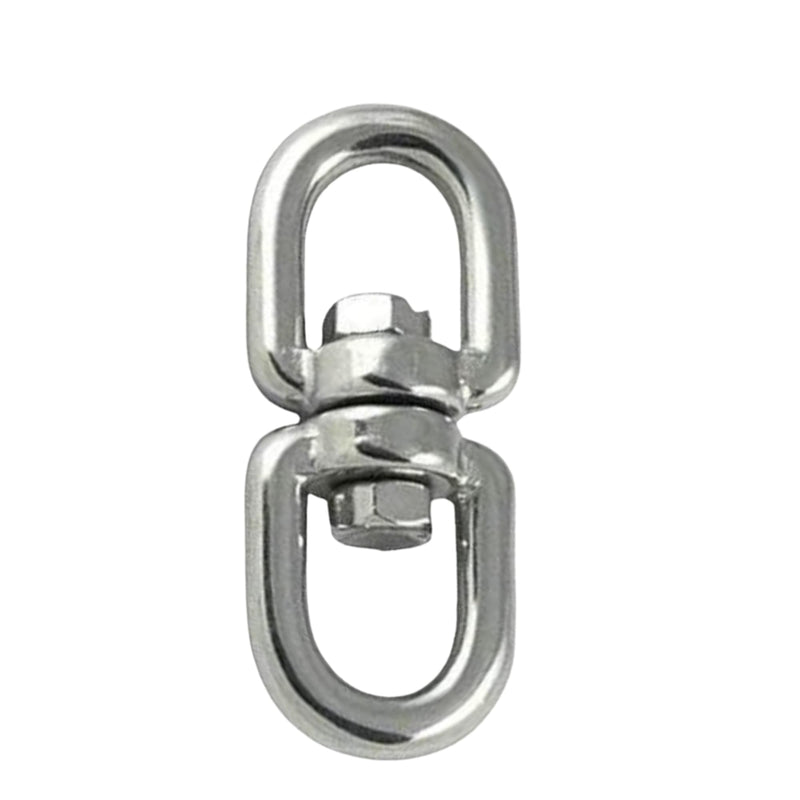 MarineNow 316 Stainless Steel Anchor Swivel Eye - Eye Connector 08mm - 5/16" 05-Pack
