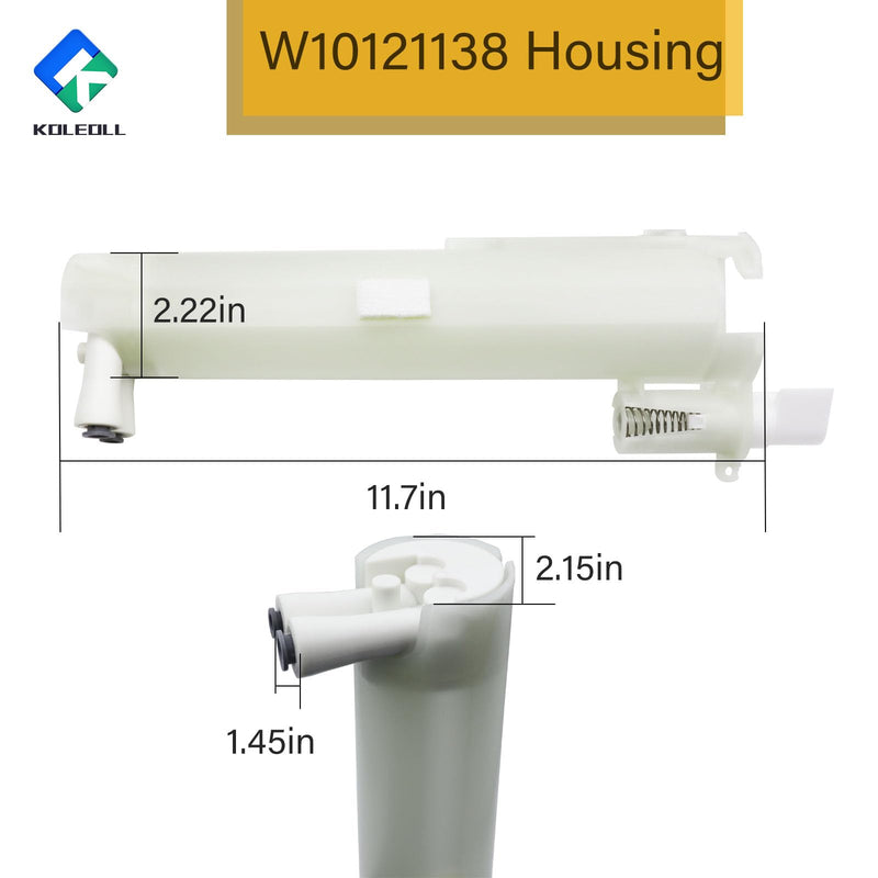 W10121138 Housing Compatible with Whirlpool Replaces 2260507 2260513 W10121138 WPW10121138VP 1480816 AP6015340 PS11748615 EAP11748615