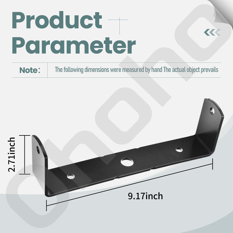 783-06088A-0637 Seat Pivot Bracket - by Ohoho - Compatible with Cub Cadet 783-06088-0637 GT-1054, GTX-1054, LGT-1050, LGT-1054, LGTX-1050, LGTX-1054, LTX-1040 Black