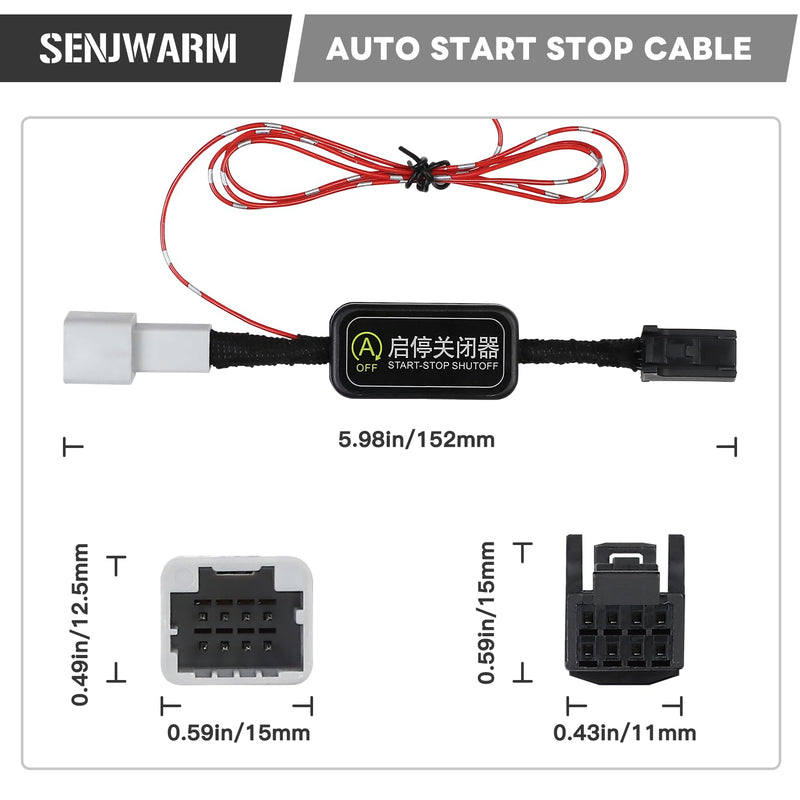 Auto Start Stop, A-Off Disabler/Delete/Disable/Eliminator for Subaru Forester Crosstrek 2019 2020 2021 2022 2023 and Outback Legacy 2015-2019