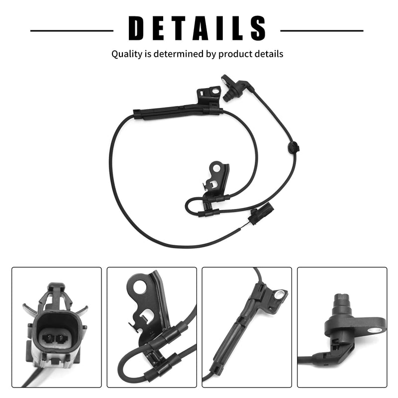 ABS Wheel Speed Sensor Front Left and Right Replacement for Toyota Corolla 2009-2018, Replacement for Matrix 2009-2012, Replacement for Pontiac Vibe 2009-2010 8954302090, 8954202090
