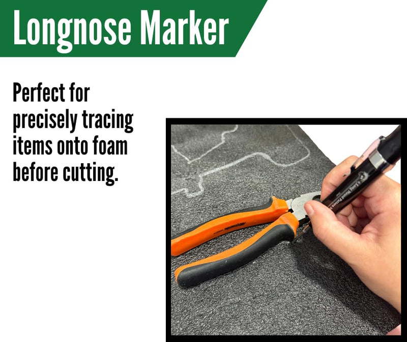 Kaizen Foam Cut Kit - Deluxe | Kaizen Foam Cutting Tool Kit | Kaizen Foam Cutting Tools Kit | Kaizen Foam Tools | Kaizen Foam Knife | Kaizen Foam Knife (Deluxe (w/Kaizen Holester) Deluxe (w/ Finger Hole Tool)