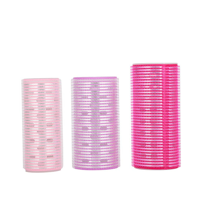  [AUSTRALIA] - Hair Large Hair Roller For Bangs 12×11×5 3Pcs Self Adhesive Hair Rollers Portable Grip Holding Styling Curlers Hairdressing Tool