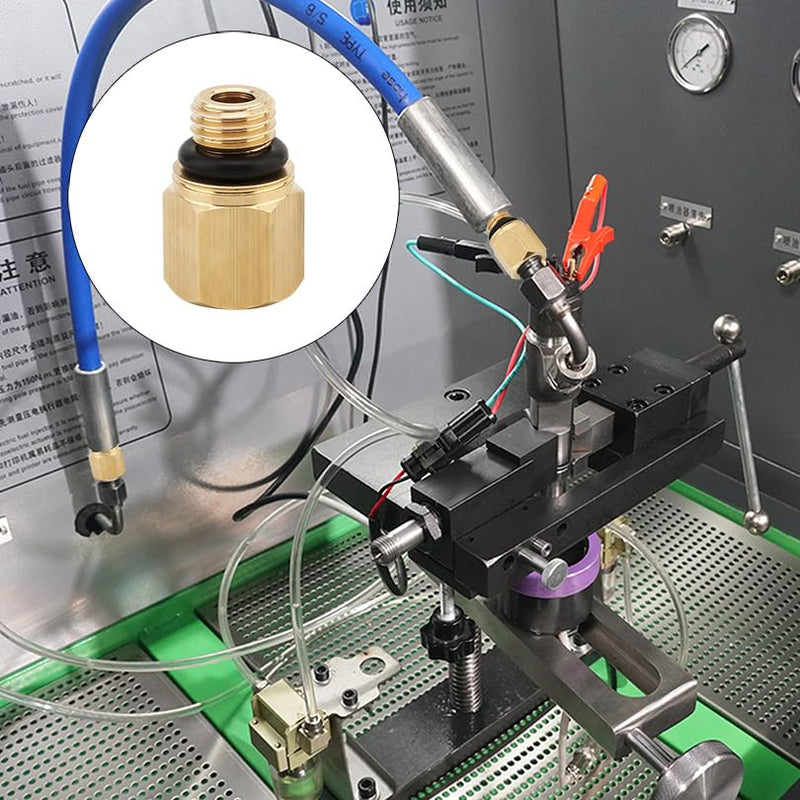High Pressure Fuel Rail Adapters Fit for Ford 6.0L Engine, Brass Oil Rail Adapters Leak Test Kit