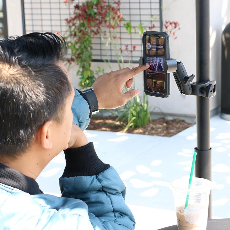 ARKON Mounts RoadVise Robust Clamp Phone Mount with Security Knob