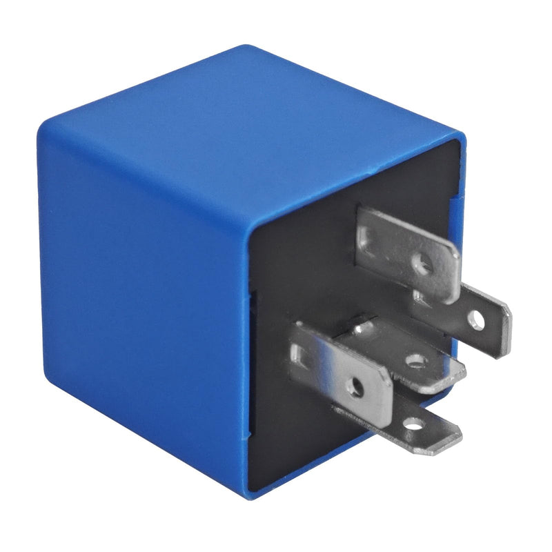 5-Pin Flasher Relay F65B-13350-AA, 5C3T-13350-AA TBB89 (Pack of 2) - Fix Fast Hyper Flash for Turn Signals & Hazard Warnings - Replacement for Ford, Lincoln, Mercury