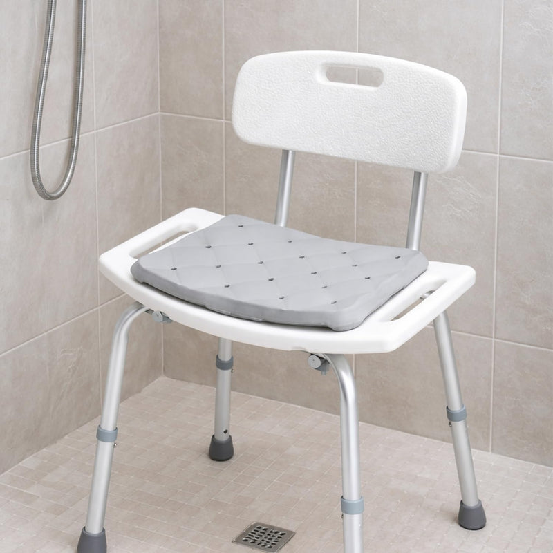 DMI Bath Seat Foam Cushion for Transfer Benches, Shower Chairs, Bath Chairs, Stadium Seats, Bathtub Cushion or Kneeling Mat, FSA HSA Eligible, Kneeling Pad, Waterproof Foam and Slip-Resistant Foam Cushion (pack of 1)