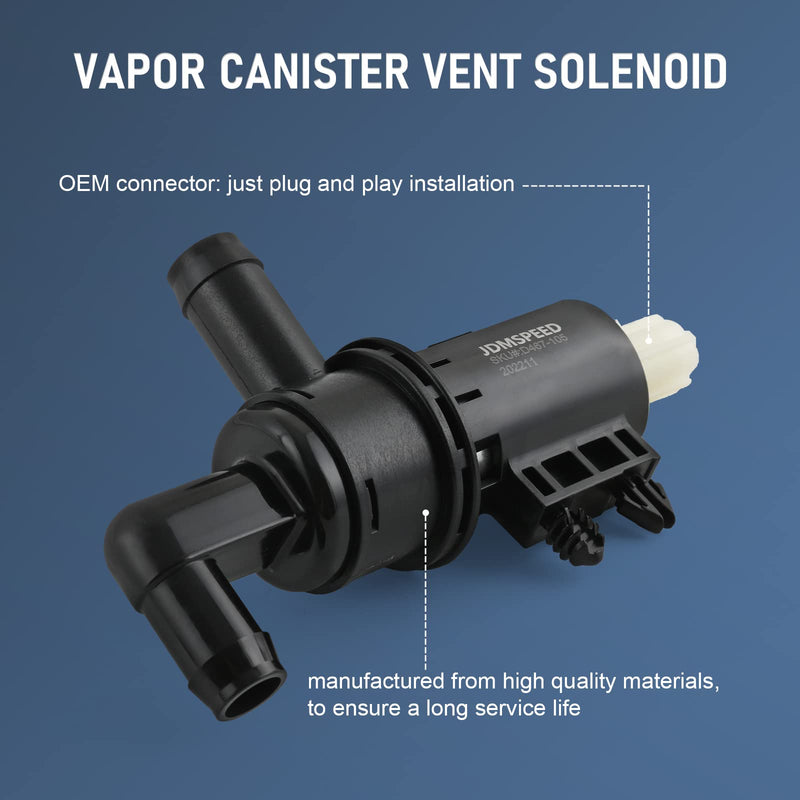 Vapor Canister Vent Solenoid Compatible with Ford E-150 E-250 E-350 E-450 Explorer, Lincoln Aviator, Mercury Mountaineer Sable Replaces# 911-105