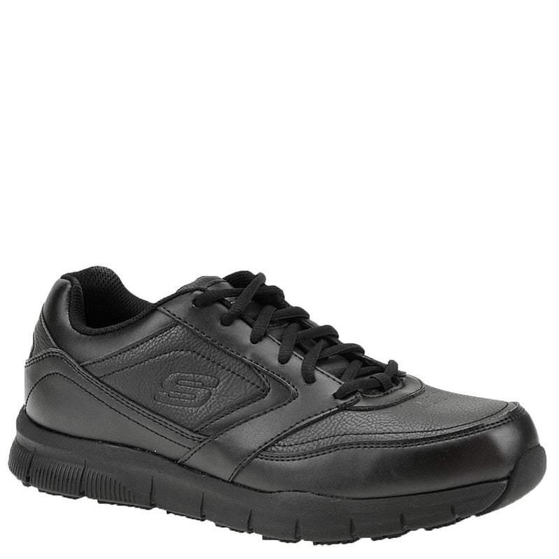 Skechers Women's Nampa - Wyola Food Service Shoe 7.5 Black Polyurethane