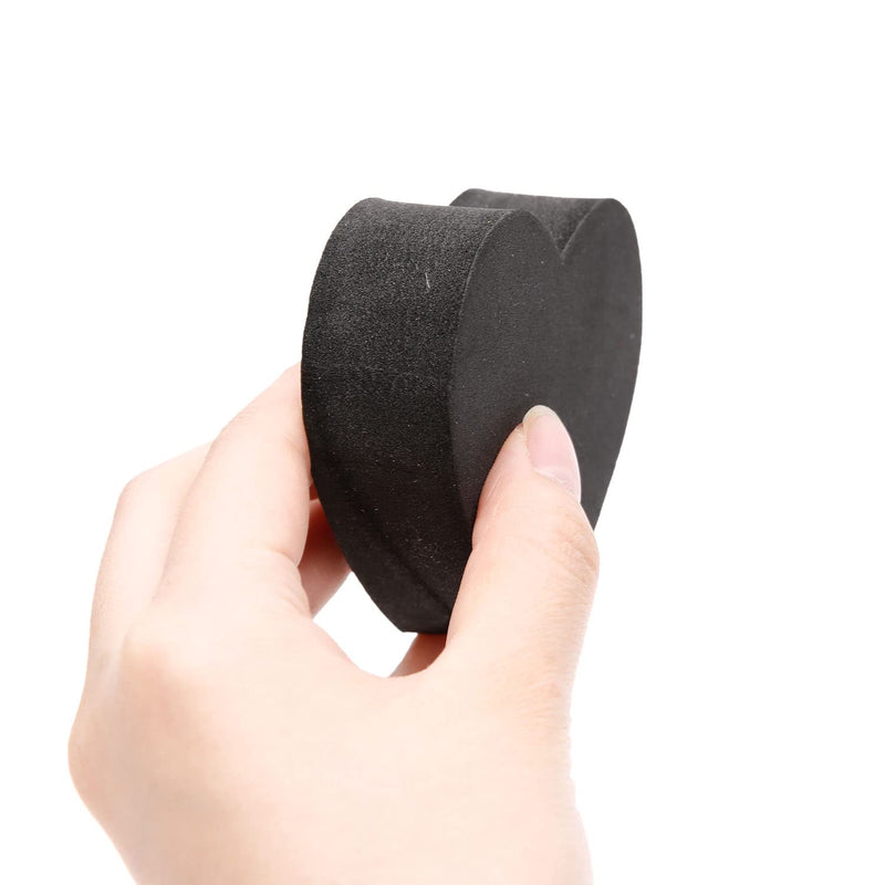 YGMONER Heart-Shape Star Car Antenna Topper - Easy to Find Car in The Parking Lot - Antenna Ball (Black Heart) Black Heart