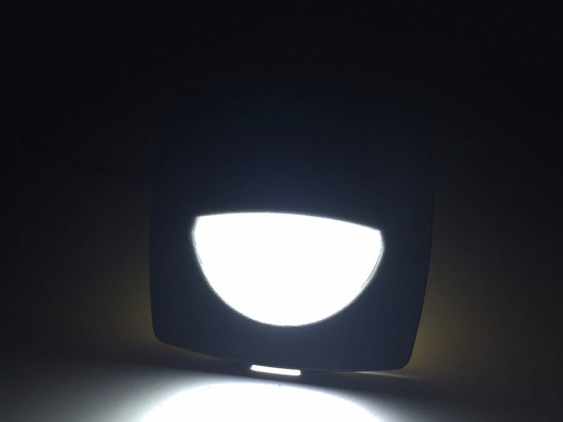 Pactrade Marine 4 Pieces Boat LED RV Trailer Cool White Square Courtesy Light 2.24"x2.24"