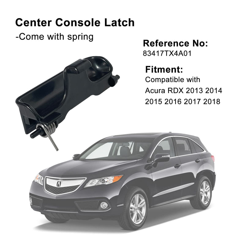 Center Console Latch for Acura RDX 2013-2018 with Two Springs Like Original