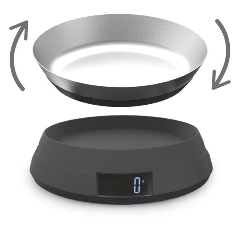 Joseph Joseph 40054 SwitchScale Digital Scale with Reversible Lid, Gray
