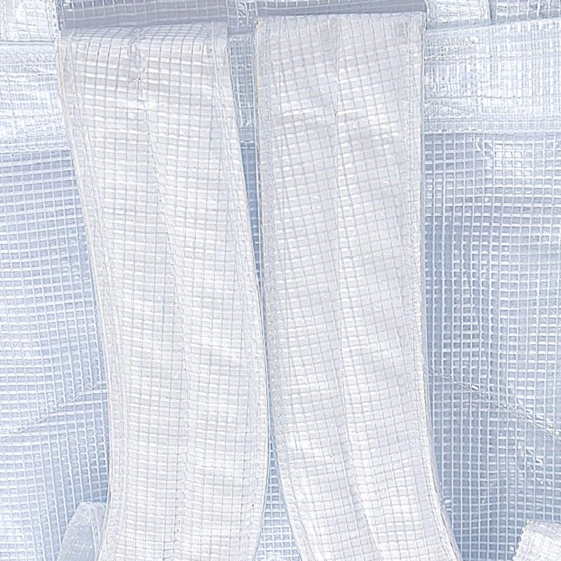 16.5 ”Anti-static clear pvc backpack,cleanroom engineer tool bag full cover pvc for put computer tool working in clean room, semiconductor industry One Piece White Large
