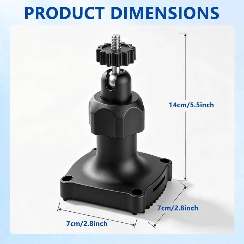 Adjustable Camera Mount for Blink Outdoor 2K+ and Blink Outdoor 4(4th Gen) / (3rd Gen) / Mini 2, Secure Wall Mount with Tight Strap for Flexible Wall, Tree, Pole Security Installation, Black