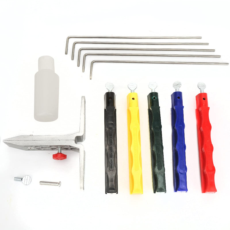 Marhynchus Grinder Sharpening Stone Set Professional Kitchen Fix angle Knife Sharpener System Sharpening Stones Kit with Users Manual
