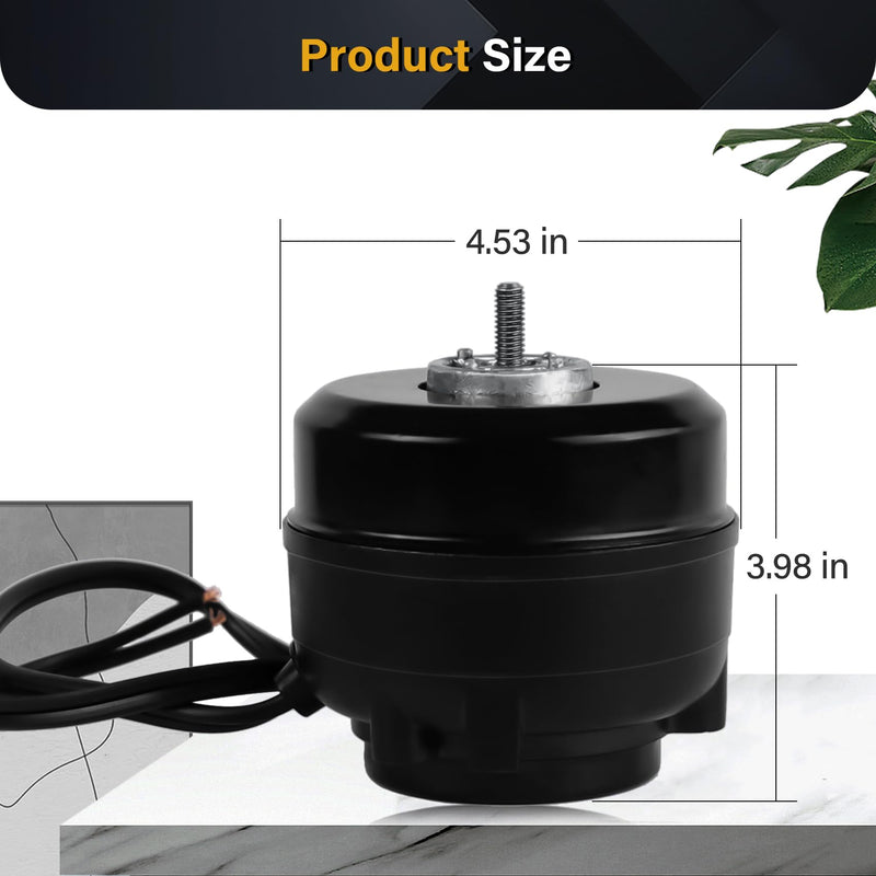 SP-B9HS16 Fan Motor, 800402 Condenser Fan Motor Replacement Parts, 9 watt 115V 1700 RPM AC Unit Refrigerator Swamp Cooler