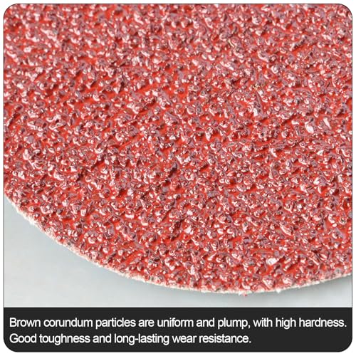 50PCS 3 inch Sanding Disc Quick Change Disc,Surface Conditioning Disc for Die Grinder Strip Grind Polish Burr Finish Rust Paint Removal 36/60/80/120/240#
