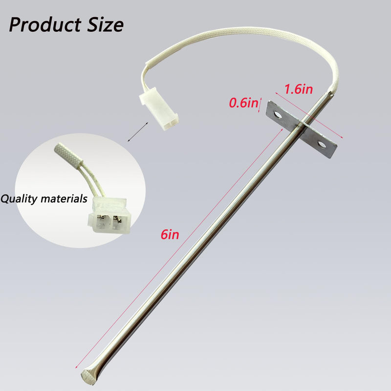 316490000 316490001 Oven Temperature Sensor Probe 316490002 316490003 Replacement for Ken-More Ranges Replaces 1197392 AH1528542 AP3963654 PS1528542 EAP1528542 12-Month Replacement Service