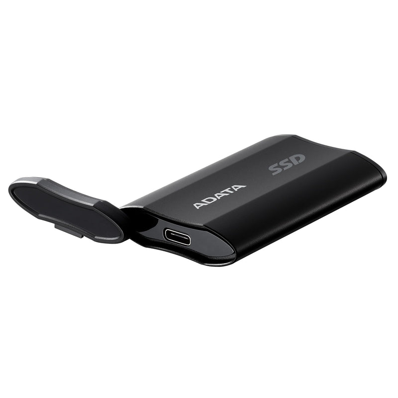 ADATA SD810 1000G IP68 Water Resistance Up to 2000 MB/s USB 3.2 Gen 2 USB-C External Solid State Drive - Black for iPhone 15/Pro/Max, Android (SD810-1000G-CBK) 1000GB SSD