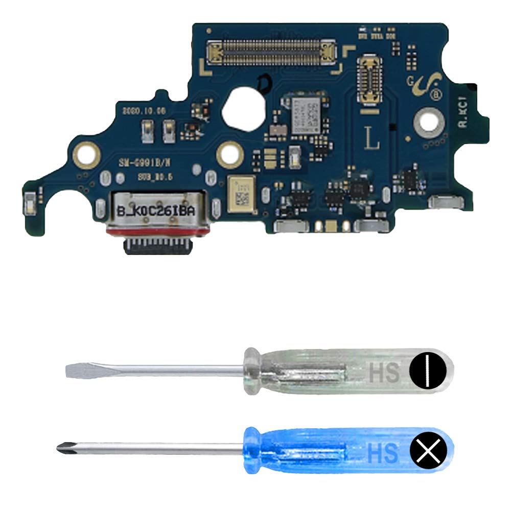 MMOBIEL Dock Connector Compatible with Samsung Galaxy S21 5G 2021 - Charging Port - Headphone Port/Microphone Replacement - Type C - Incl. Screwdrivers