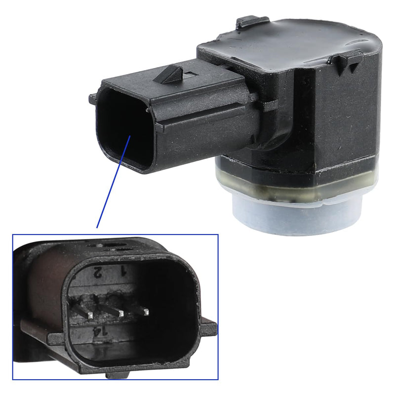 AUTOKAY Rear PDC Parking Aid Reverse Backup Sensor for Ford F-150 F-250 Super Duty F-350 Super Duty 2015-2018, 4 Pcs Rear Reverse Parking Aid System Backup Sensor Replaces HC3Z-15K859-A