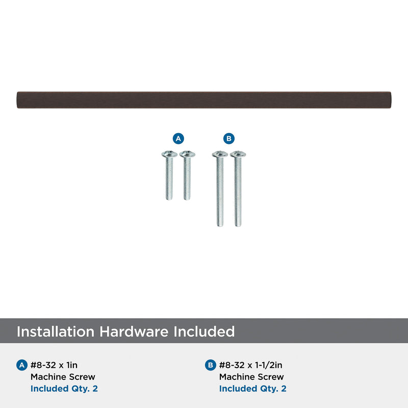 Amerock Merced 10-1/16 inch (256 mm) Center-to-Center Oil-Rubbed Bronze Cabinet Pull, BP37428ORB Oil Rubbed Bronze