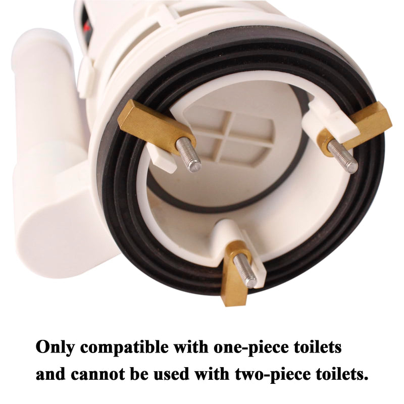 3.2-inch Dual Flush Valve Assembly compatible with Water Ridge One-Piece Toilets C22148C Replaces Parts A700284-GBG1 Outlet Valve