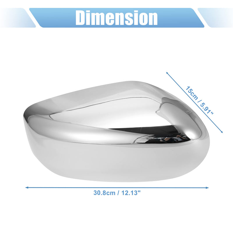 X AUTOHAUX Pair Car Exterior Chrome Plated Power Full Mirror Cover Cap for Nissan Altima 2013-2018 without Turn Signal