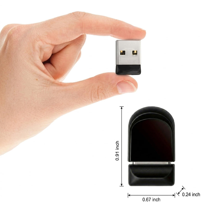 1 Pack SUNKANGKIE Ultra-Slim 8GB USB Stick Black, Tough Shell, Nylon Lanyard, Mini USB 2.0 USB Flash Drive for Files/Photos, Works Laptop/TV/Car(1 Pack,8GB) 1