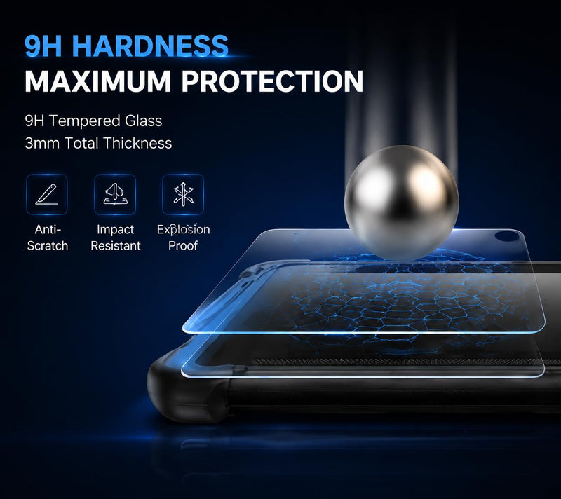 2PcsTempered Glass Screen Protector For THINKSCAN 689BT&MUCAR 892BT Scanner | 2 Pieces 9H Hardness Tempered Glass Screen Protector, HD Clarity, Anti-Scratch & Easy Installation, Perfect Fit Scanner