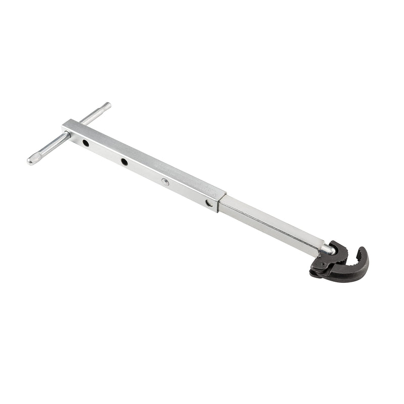 RIDGID 31175 Model 1017 Fold Over Basin Adjustable 10" To 17" Pipe Wrench, Silver, Made In The USA