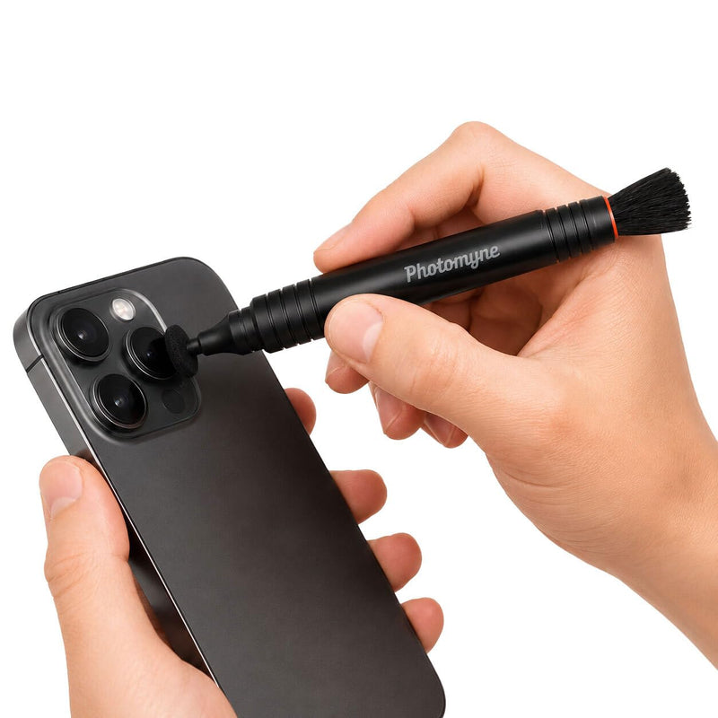 Camera Lens Cleaning Pen – Dual-Sided Multifunction Cleaning Brush for iPhone & Android Camera Lenses, Photo Scanning, DSLR Cameras & Optical Equipment