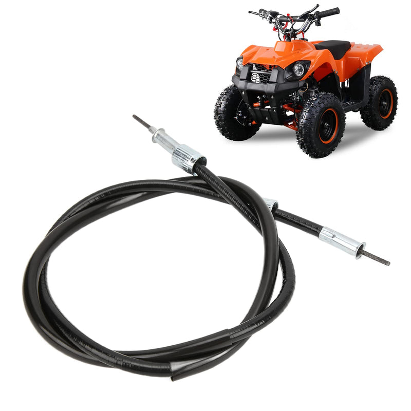 Speedometer Cable 39in Compatible with 49cc 50cc 125cc 150cc 250cc 300cc Scooters Mopeds ATV Go Karts Replacement Speedo Cable Durable PVC Coated Easy to Install