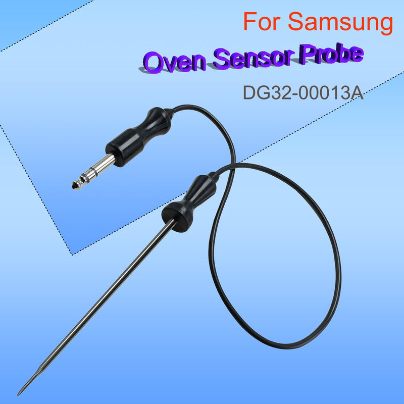 for DG32-00013A Samsung Oven Temperature Probe Meat Temperature Probe Oven Probe Length 25.6 in Stainless Steel Cooking Sensor
