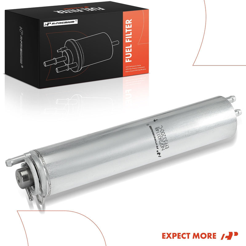 A-Premium Fuel Filter Compatible with BMW X5 2000-2005, 525i 2003, 530i 2001-2003, 540i 2001-2003, 545i 2004, 740i 2001, 740iL 2001, 2.5L 3.0L 4.4L 4.6L