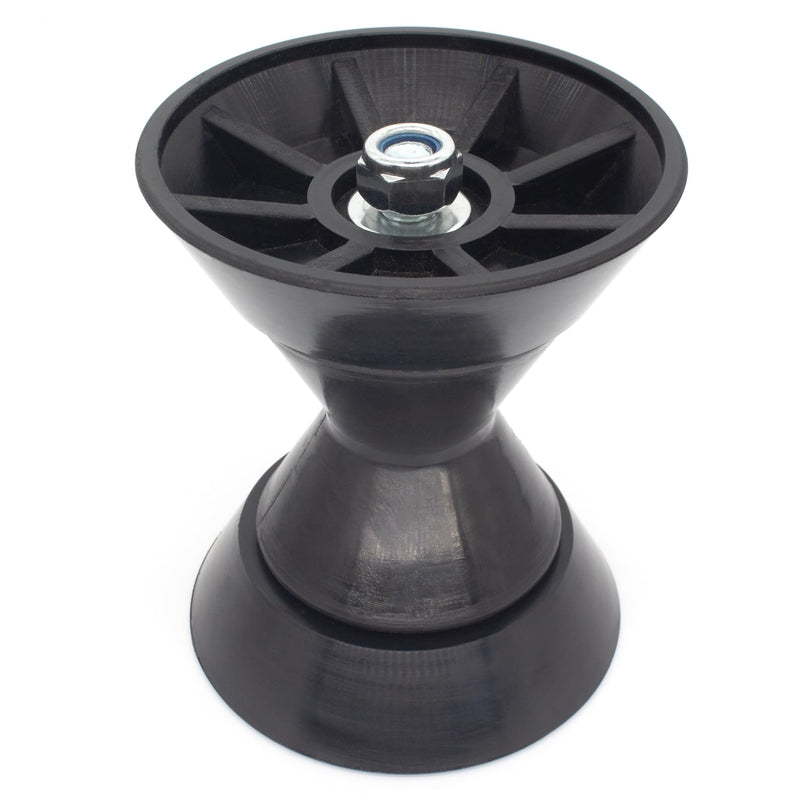 5" X 3" & 7" X 4" Boat Trailer Roller Assembly with 1/2 Inch Shaft Bow Stop ‎5" X 3" ‎V-Shape Black