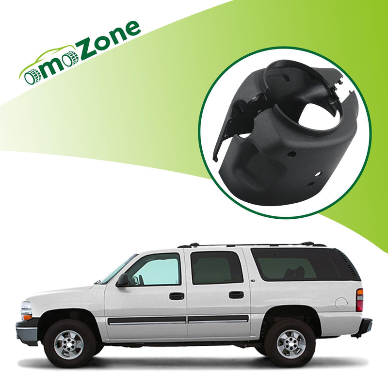  [AUSTRALIA] - Upper & Lower Steering Column Trim Cover Kit Compatible with 2001-2002 Chevy Tahoe Suburban Silverado GMC Yukon Sierra Replaces 26078127 Fit for 2001-2002