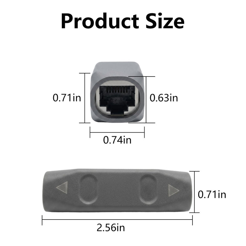 Starlink Cable Coupler for Ethernet Adapter Gen 3 & Mini Dish | IP68 Waterproof Outdoor RJ45 Cable Connector,Plug & Play No Wire Cutting,10Gbps Adapter Supports Cat6/Cat7