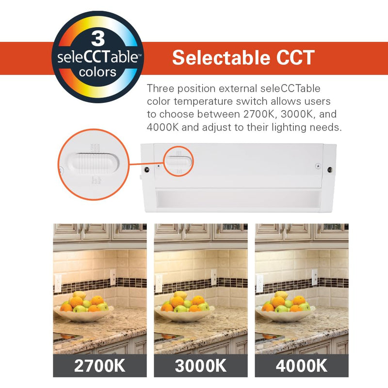 HALO HU11 Series 18 in. Selectable White Integrated Undercabinet LED Light