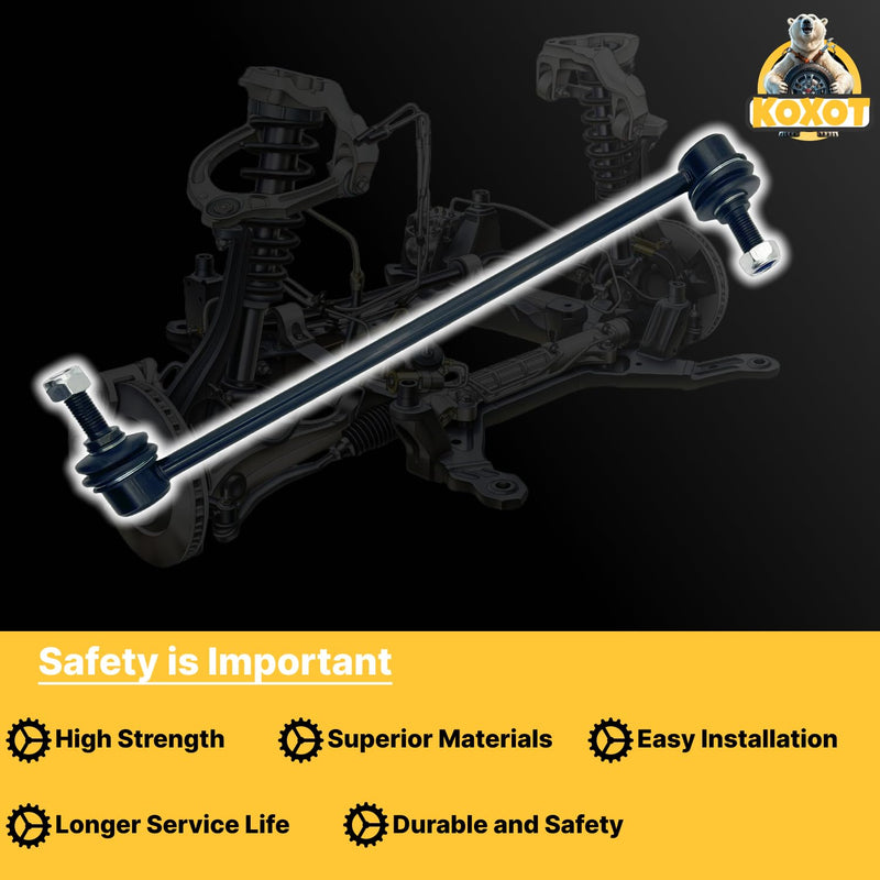 K750204 K750205 2Pcs Front Sway Stabilizer Bar Link Compatible With Hyundai 2007-2012 Santa Fe, 2007-2012 Veracruz, Compatible With Kia 2011-2013 Sorento K750204 K750205