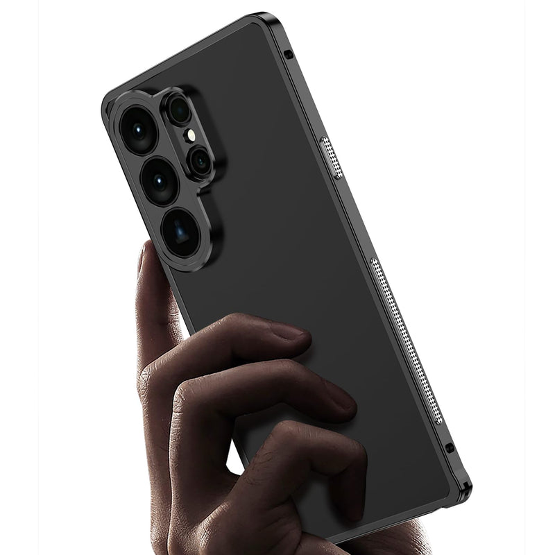 Designed for Honor Magic8 Pro Cases Ultra-Thin Metal Bumper Case Lightweight Aluminum Alloy Frame Heat Dissipation Design Seahorse Buckle & Precise Cutouts,Gold gold