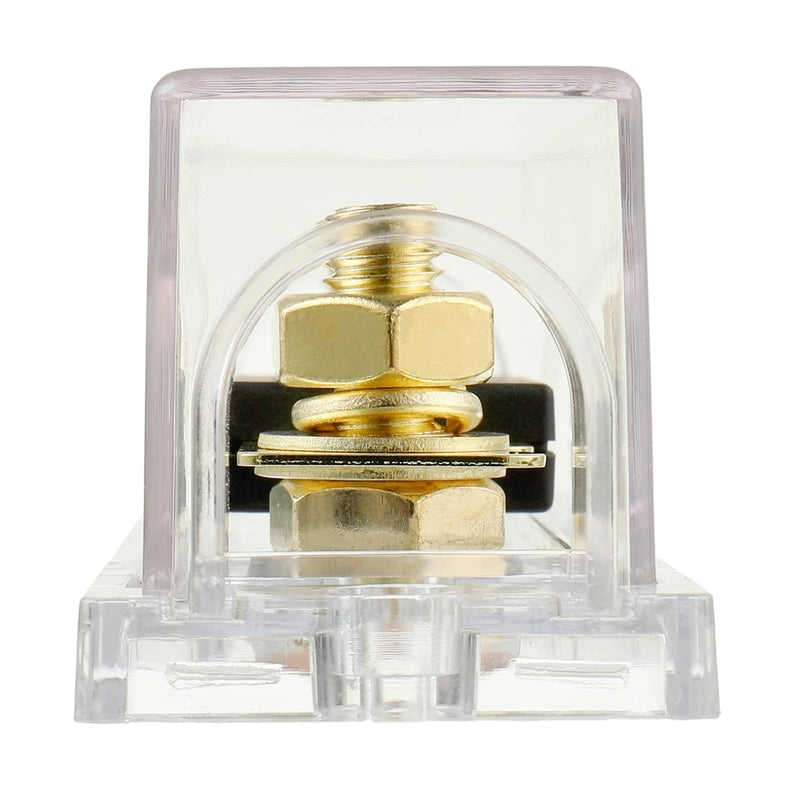 BOJACK 0/2/4 Gauge ANL Fuse Holder and 200 Amp ANL Fuses for 0 2 4 8 Gauge AWG Fuse Block, Fuse Box, Automotive Fuse Holder 200A (Pack of 2)