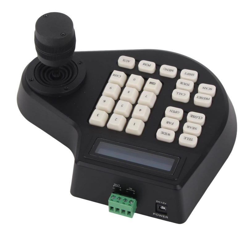 PTZ Camera Controller, PTZ Camera Keyboard, Easy Installation for Monitor (US Plug) US Plug
